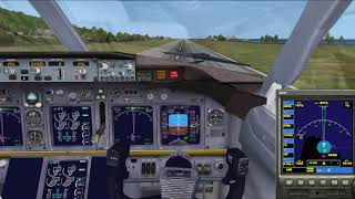 Landing at Rarotonga International B737 FSX [upl. by Mendes818]