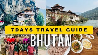 How to Explore Bhutan in 7 Days Complete Travel Guide [upl. by Falk]