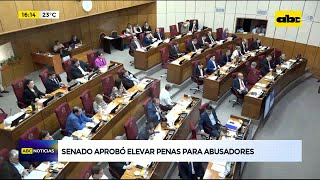 Senado aprobó elevar penas para abusadores sexuales de niños [upl. by Mizuki]