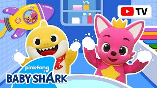 🦠Wash Your Hands with Baby Shark  Baby Sharks Adventure  NEW Series in 4K  Baby Shark Official [upl. by Hajin136]