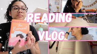 Chill Halloween Baking and Reading The Burnout  Reading Vlog [upl. by Arianna]