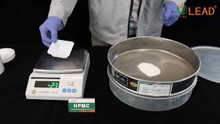 YIDA HPMC Hydroxypropyl Methylcellulose Fineness Test [upl. by Duyne]