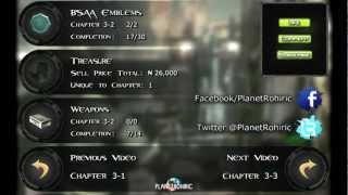 Chapter 32 Execution Grounds BSAA Emblems Treasures amp Weapons Resident Evil 5 [upl. by Jeff]