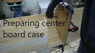 Building the centerboard case for a camping catamaran 299 [upl. by Jemie]