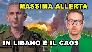 80000 messaggi SCATENANO il CAOS in LIBANO  Continuano gli attacchi di ISRAELE [upl. by Ainahpets]