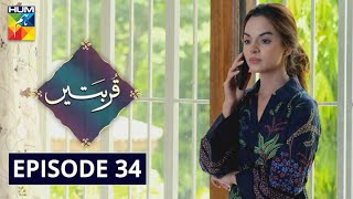 Qurbatain Episode 34 HUM TV Drama 2 November 2020 [upl. by Malchy]