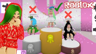 SOY LA MEJOR MODELO COMPETENCIA ENTRE HERMANAS FASHION FAMOUS EN ROBLOX karola20 [upl. by Dierdre313]