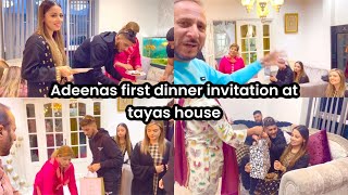 ADEENAS FIRST DINNER INVITATION AT TAYAS HOUSE 🥰  very excited 🥘❤️ [upl. by Eniale]