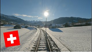 4K Führerstandsmitfahrt S2 St Gallen  Wattwil  Nesslau [upl. by Ennayelsel]