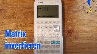 Matrix invertieren Inverse Casio fx 9860 GII bilden [upl. by Tina]