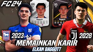 Memainkan Karirnya Elkan Baggott amp Jadikan Dia Bek Terbaik Di Dunia Sampai Pensiun  FC 24 Indonesia [upl. by Odin]