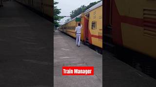 Train Manager indianrailways youtubeshorts trending wap4 locomotive manager thrissur kerala [upl. by Eelegna279]