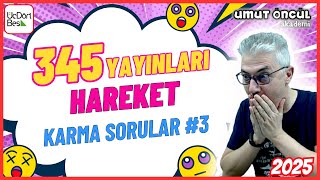 345 Yayınları  TYT Fizik  Hareket  Karma Sorular 3 [upl. by Alves]