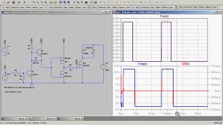 LE36c Diskrete Low Side Gate Treiber für MosfetIGBT LTSpice Simulation [upl. by Acinet]