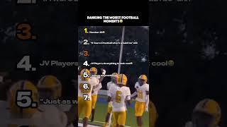 Which moment was the WORST🤮 youtubeshorts americanfootball footballshorts football [upl. by Samalla]