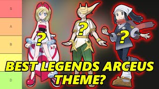 RANKING EVERY POKÉMON LEGENDS ARCEUS THEME Tier List [upl. by Nivrehs132]