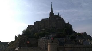 Fin de la grève à labbaye du MontSaintMichel [upl. by Ynnaf]