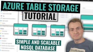 Azure Table Storage Tutorial  Easy and scalable NoSQL database [upl. by Rafi]