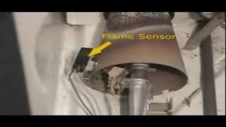 Whirlpool Gas Dryer Not Heating  The Flame Sensor [upl. by Wil840]