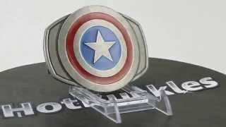 Marvel Captain America Logo Buckle [upl. by Pfeffer]