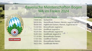 Bayerische Meisterschaft Bogen WA im Freien 2024 Sa 277  Recurve [upl. by Nyram]