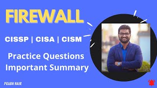 Firewall Questions for CISSP CISM CISA [upl. by Astrea]