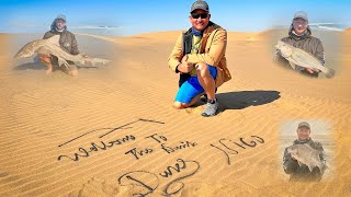 Kunene Namibia Adventure  Fishing North of Henties Bay amp Namib Dune Fun travel fishing [upl. by Lanahtan]