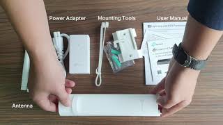 Unboxing TPLink EAP110Outdoor [upl. by Mukerji529]