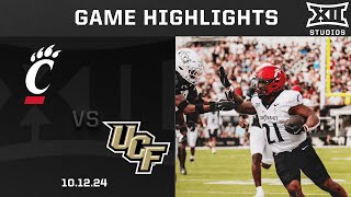 Cincinnati vs UCF Highlights  2024 Big 12 Football [upl. by Leahkim967]