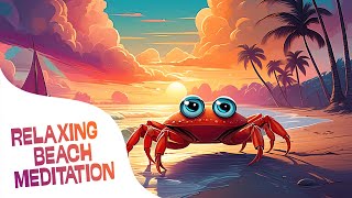 Guided Meditation for Children  BEACH RELAXATION  5 Minute Meditation Exercise for Kids [upl. by Vivian]