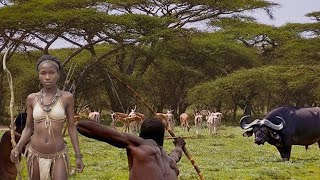 Amazing How Hadzabe Tribe Survive by Hunting in the Wild [upl. by Suravaj]