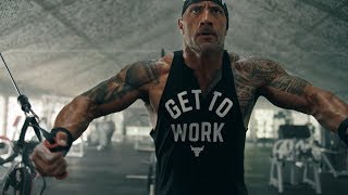 Dwayne Johnson All Day Hustle Project Rock  Under Armour Campaign [upl. by Joshia920]