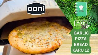 How To Cook Woodfired Garlic Bread in the Ooni Karu 12 [upl. by Werby]