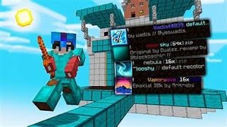 Bedwars With The BEST YouTuber Texture Packs [upl. by Darda452]