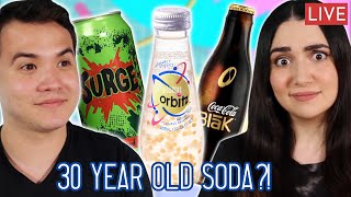 Trying Discontinued Sodas from the ‘90s [upl. by Berky]