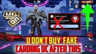 😱2024 Free Carding Uc Kaise Purchase Karen  Uc Carding Bgmi Full Method 🔥 [upl. by Nehgem]