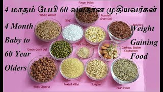 Babies  Kids Weight Gaining Foods in Tamil [upl. by Norris671]