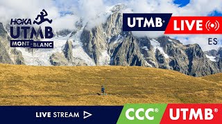 HOKA UTMB MontBlanc 2024  Live Español 🇪🇸  CCC amp UTMB [upl. by Aeynod697]