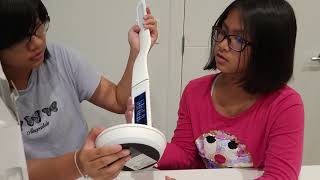 Unboxing OttLite Wireless Charging LED Lamp with Colour Changing Base [upl. by Trebuh]