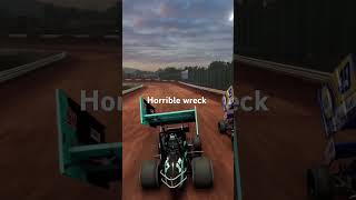 Horrible 410 sprint car crash crash sh ￼￼ [upl. by Hoye]