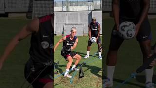 Premier entraînement de Dani Olmo avec le FC Barcelone football barcelona [upl. by Akcimehs3]