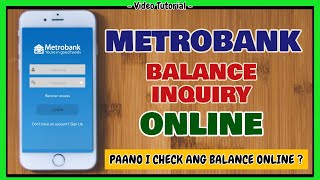 Metrobank Balance Inquiry Online How to check Metrobank Balance Online Metrobank Online Banking [upl. by Ppik]