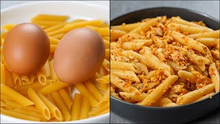 EGG PENNE PASTA RECIPE  QUICK DINNER RECIPE  EGG MACARONI RECIPE  EASY PASTA RECIPE [upl. by Lenora]