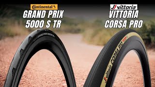 Pneumatici Bici da Corsa Continental Grand Prix 5000 S TR Vs Vittoria Corsa Pro [upl. by Lau]