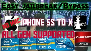 Supported All LaptopPC for BypassJailbreak Ios 1231351WindowsAll IOSBYPASSNoMacIPHONEX [upl. by Joachima]