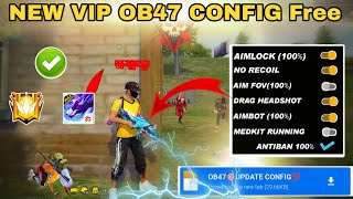 Ob47 update Auto headshot config file free fire aimbotaimlock  Headshot config file free fire max [upl. by Dyraj676]