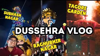 Dussehra Special VloG  Subash Nagar Tagore Garden Raghubhir Nagar [upl. by Eniamerej770]