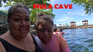 SWIMMING AT PIULA CAVEfamily samoa 2024 [upl. by Larsen546]