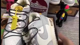 Nike OffWhite x Dunk Low Lot 41 of 50 DM1602105kickbulk reviews [upl. by Ahsini41]