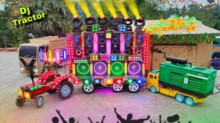 Mini Dj Tractor Loading AtMy New Home Dj truck kese banaye dj box Dj toy making by cardboard dj sr [upl. by Fiedling]